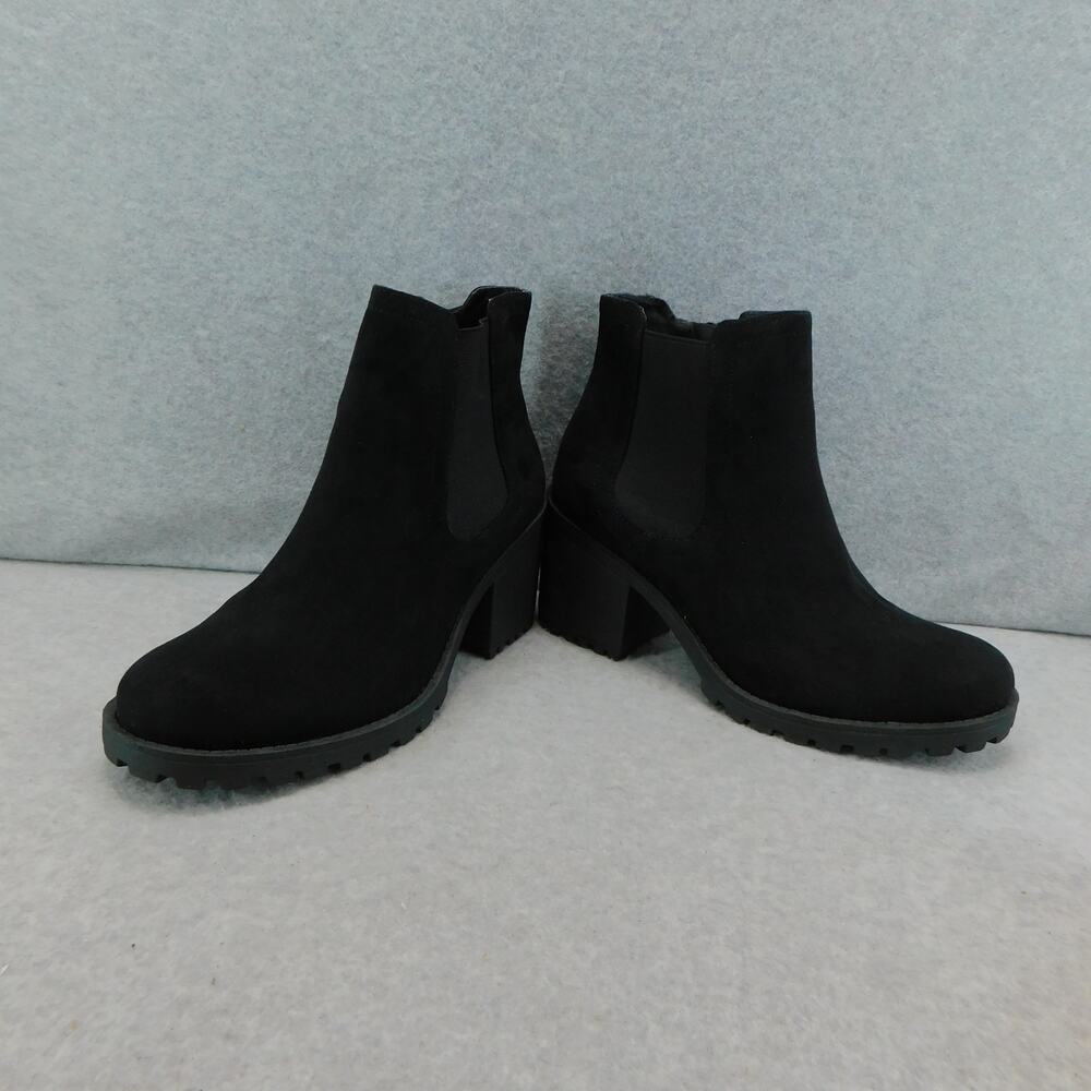 Sun + Stone Womens Black Morghan Ankle Boots Shoes Size 9M - Picture 8 of 11
